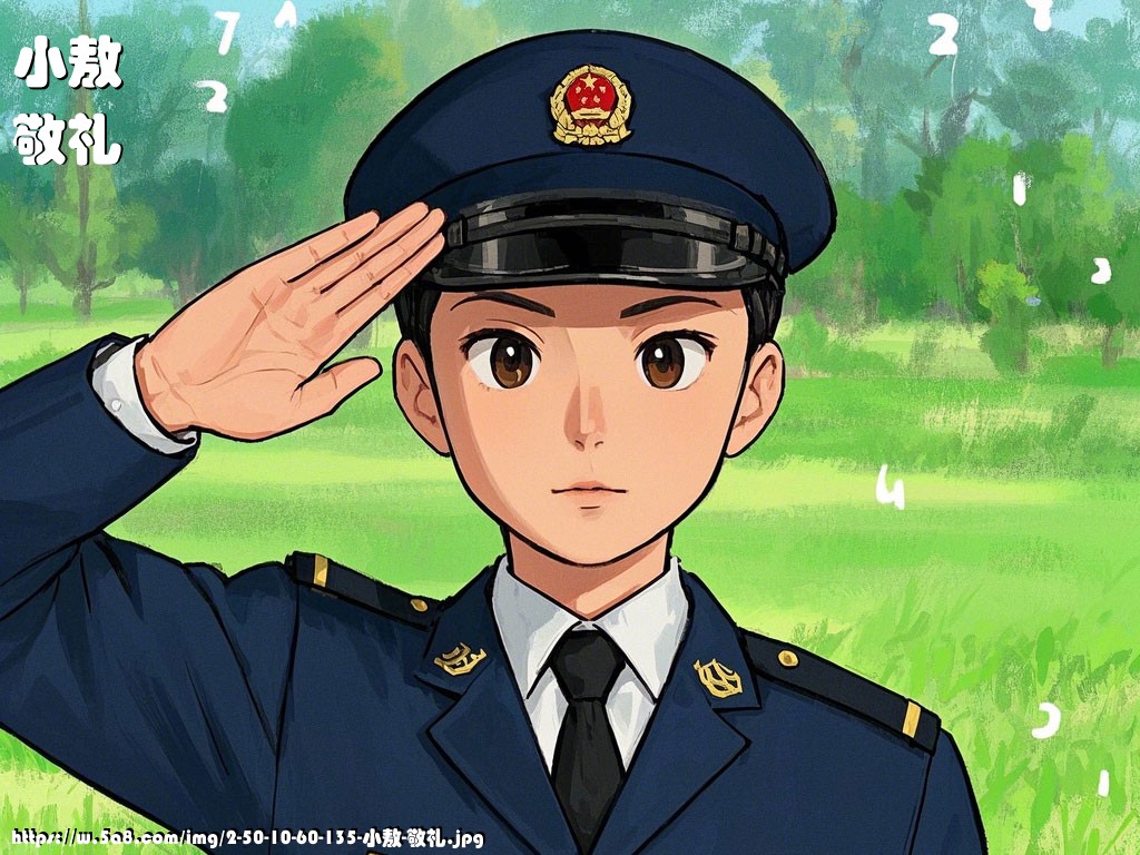 小敖敬礼搞笑图片